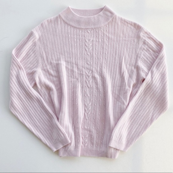 Carolyn Taylor Tops - Carolyn Taylor Blush Pink Soft Sweater